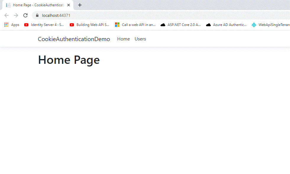 Cookie Authentication In .NET Core 3.0